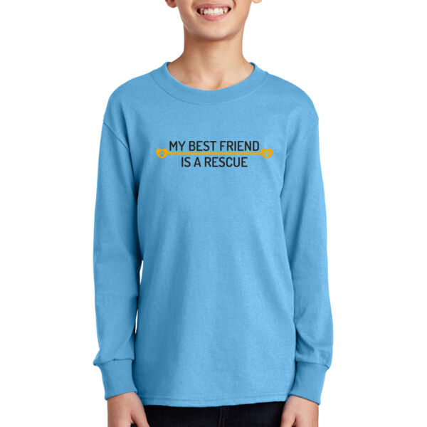 Port & Company Youth Long Sleeve Core Cotton Tee - Printed Logo Thumbnail