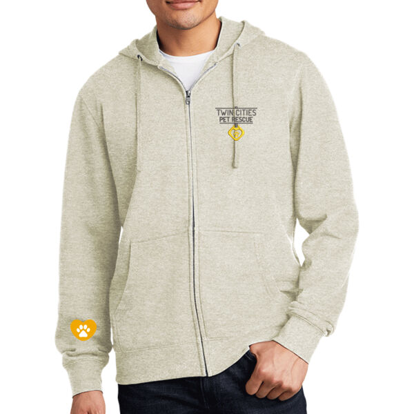 District V.I.T. Fleece Full-Zip Hoodie - Embroidered & Printed Logos Thumbnail